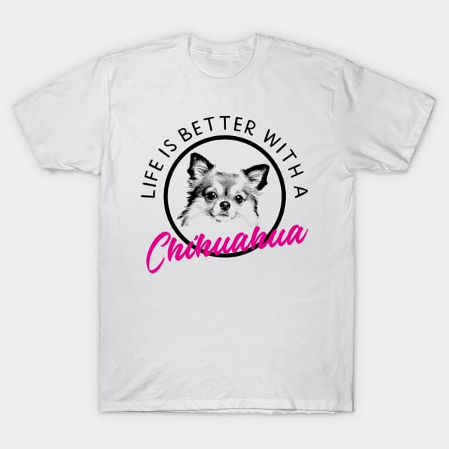 Chihuahua T-Shirt by Bernesemountaindogstuff